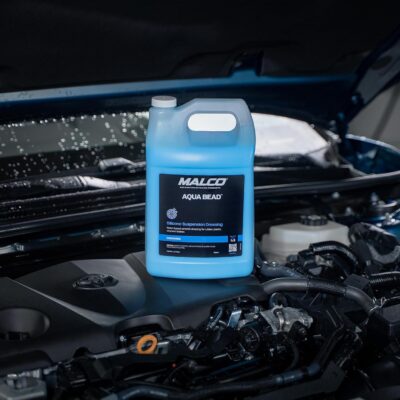 Malco Aqua Bead Water Based Dressing - Non-Greasy Interior and Exterior Dressing/Shines Car Tires, Rubber, Plastic and Trim/Concentrated Formula, Dilutable for Variable Gloss / 1 Gallon (129601) - Image 6