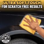 Chemical Guys Professional Grade Premium Microfiber Towels for Cars, Gold, 16" x 16", Ultra-Soft and Scratch-Free Car Detailing Cloths for Trucks, Motorcycles, and More - 3 Pack - Image 9