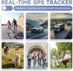 0.8 inch!Hidden Mini GPS Tracker for Vehicles Portable Real Time Magnetic Tracking Device Car Full Global Coverage Location Kids Dogs Trucks Person No Subscription Required Monthly Fee (Medium Size) - Image 6