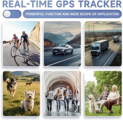 0.8 inch!Hidden Mini GPS Tracker for Vehicles Portable Real Time Magnetic Tracking Device Car Full Global Coverage Location Kids Dogs Trucks Person No Subscription Required Monthly Fee (Medium Size) - Image 6