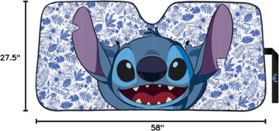 Plasticolor 002777R01 Disney Stitch Accordion Sunshade - Image 9