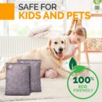 Activated Charcoal Odor Absorber for Strong Odors in Car, Closet, Shoe, Basement. 10 Activated Charcoal Bags Odor Absorbers for Home. Bamboo Charcoals Air Purifying Bag Charcoals Deodorizer Eliminator - Image 8