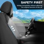 FLORICH Car Seat Covers Full Set, Leather Seat Covers for Cars, Car Seat Protector Waterproof Breathable, Universal Automotive Seat Covers, Front and Rear Car Seat Cover Fit for Most Sedans SUV Truck - Image 7