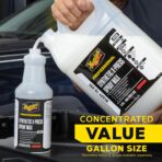 Meguiar's D15601 Synthetic X-Press Spray Wax for Car Detailing, Creates a Deep Shiny Look, Can Be Applied to Wet or Dried Paint and In Direct Sunlight, Moisture Rolls Off Waxed Paint, 1 Gallon - Image 5