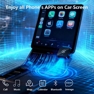 Wireless CarPlay Adapter for Apple iPhone & Android, 2-in-1 Adapter Convert Wired to Wireless Dongle - Image 7