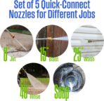 Westinghouse WPX3400 Gas Pressure Washer, 3400 PSI and 2.6 Max GPM, Onboard Soap Tank, Spray Gun and Wand, 5 Nozzle Set, for Cars/Fences/Driveways/Homes/Patios/Furniture - Image 7