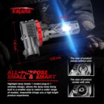 Katana Upgraded H11 Light Bulbs, 18000LM 6500K Xenon White Super Bright Mini Size with Cooling Fan, HB3 Canbus Ready Fog Light, Pack of 2 - Image 3