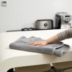 Amazon Basics Microfiber Car Drying Towel, 36"L x 25"W, Gray - Image 7