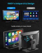 IK5 9" Wireless Apple CarPlay & Android Auto Screen, Portable Car Stereo with 4K Dash Cam & 1080p Backup Camera, Add CarPlay to Any Vehicle, Touchscreen, Mirror Link - Image 6