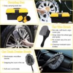 TTRCB 27Pcs Car Detailing Kit, Car Detailing Brush Set, Auto Detailing Drill Brush Set, Car Detailing Brushes, Car Wash Kit, Car Accessories, Car Cleaning Tools Kit for Interior, Exterior, Wheels - Image 2