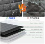 Dog Car Seat Cover for Back Seat, Car Seat Cover 60/40 Split Bench for Family Car, Compact SUV, MPV - Standard - 53" W - Image 4