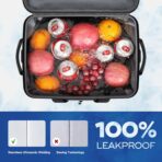 Maelstrom Soft Sided Cooler Bag, 30/40 Can Collapsible Insulated Ice Chest, Large Leakproof Portable Storage for Camping, Travel, Kayaking & Beach - Image 3