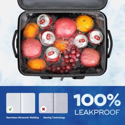 Maelstrom Soft Sided Cooler Bag, 30/40 Can Collapsible Insulated Ice Chest, Large Leakproof Portable Storage for Camping, Travel, Kayaking & Beach - Image 3