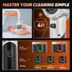 Saker Portable Handheld Vacuum Cordless Portable 17000PA Foldable Car Vacuum Cleaner Mini Dust Blower with Brushless Motor for Office Pet and Home Cleaning HL133 - Image 7