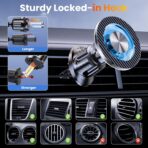 for MagSafe Car Mount Magnetic Phone Holder for Car [2026 Upgraded 22X Magnets & Double-Hooks] Phone Holders for Your Car Stand for Dashboard Vent GPS for iPhone 17/16/15/14/13 Android etc - Image 5