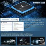 H13 9008 Bulbs, 600% Brightness 6500K Xenon White Extremely Super Bright Plug & Play 9008 H13 Fog Light with Cooling Fan (Pack of 2) - Image 5