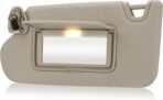 Beige Driver Left Side Sun Visor Replacement Compatible with 2013 2014 2015 2016 2017 2018 Nissan Altima Without Sunroof Replace 96401-3TA2A
