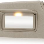 Beige Driver Left Side Sun Visor Replacement Compatible with 2013 2014 2015 2016 2017 2018 Nissan Altima Without Sunroof Replace 96401-3TA2A