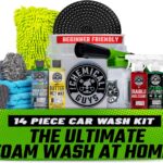 Chemical Guys Car Wash Kit 14-Pc Arsenal Builder - with Foam Blaster, Wash Bucket, Towels, Applicators, and 16 oz Soaps, Waxes, and Cleaners - Complete Car Detailing Gift Set, Works with Garden Hose