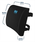 Everlasting Comfort Lumbar Support Pillow for Office Chair - Memory Foam Back Cushion for Car Seat - Promotes Better Posture, Back Pain Relief - Ideal Gaming and Desk Chairs Work and Home Essentials - Image 9