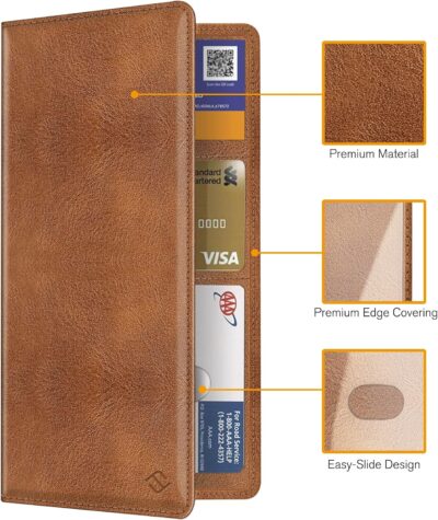 FINPAC Car Registration and Insurance Card Holder, Vehicle Glove Box Card Organizer Wallet Automobile Accessories for License - Image 3