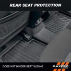 Premium MAXPRO All Weather Floor Mats for 2024-2026 Ford Ranger Raptor SuperCrew Cab Custom Fit Floor Liners 1st&2nd Row Set Waterproof TPE Anti-Slip Truck Mats Full Set Automotive Floor Mats Pickup - Image 4