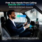 Acer Gadget Bluetooth Receiver for Car/Home/Wired Headphones, 3.5mm AUX, Drive & Listen Wirelessly, 16H Battery, Noise Cancellation, Auto Connect & Dual Pairing - Black - Image 2