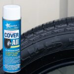 Superior Products California Cover All Automotive Tire Shine Aerosol Spray Can & Professional Grade -Tire Dressing - High Gloss - Water Repellent & Made in America (14 oz)