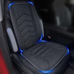 AEROiVi Car Seat Cushion with Back Support Pillow,Breathable 3D Air Mesh,Non-Slip Bottom, Lumbar Support Car Seat Cushion for Long Sitting,Comfort Car Seat Protector,Car Seat Pad Works with Truck,SUV