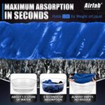 Airlab Microfiber Towels for Cars Wash Drying Thick Plush Cleaning Cloth Auto Detailing Super Absorbent for Interior & Exterior Lint Free, Streak Free, 16" X 16", 800 GSM, Pack of 4 - Image 3