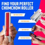 ChomChom Roller & Rake – Reusable Pet Hair Removal Roller with Rake Attachment for Cat & Dog Fur on Furniture, Couch, Carpet, Car, Rugs, Bedding & More– Portable, Eco-Friendly - Image 8