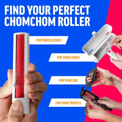 ChomChom Roller & Rake – Reusable Pet Hair Removal Roller with Rake Attachment for Cat & Dog Fur on Furniture, Couch, Carpet, Car, Rugs, Bedding & More– Portable, Eco-Friendly - Image 8