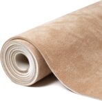 Suede Auto Headliner Fabric 98" L × 60" W with Foam Backing - Tube Packaging - -Beige Interior Replacement Material for Car/Truck/SUV/RV Roof - Home Repair/DIY Headliner Material