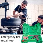 Tire Plug Kit, Tire Repair Kit, Mushroom Tire Plug Kit, Heavy Duty Tire Repair Tools for Tubeless Tires, Complete Set with Plug Gun and More for Truck, ARB, ATV, Tractor, RV, SUV, Trailer - Image 5