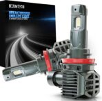 BEAMTECH H11 Bulbs, H8(H9) Fog Light, G-XPower Chips 6500K White Plug and Play, Pack of 2