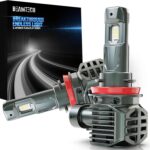 BEAMTECH H11 Bulbs, H8(H9) Fog Light, G-XPower Chips 6500K White Plug and Play, Pack of 2