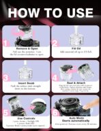 Retractable Car Charger USB C Fast Charging 120W, Car Accessories Cigarette Lighter Adapter with Aromatherapy Starlight, Car Charger iPhone16 15 14 13 12 11 Essentials Gifts for Traveler, Men, Women - Image 8