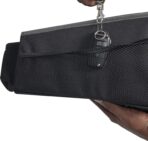 FH Group E-Z Travel Multi-Use Car Organizer with Cup Holders | Back Seat Storage Black - Image 4