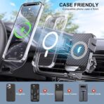 Wireless Car Charger, MOKPR 15W Fast Charging Auto-Clamping Car Charger Phone Mount Air Vent Cell Phone Holder Compatible iPhone 16/15/14/13/13 Pro/12 pro/12/11, Samsung Galaxy S23/S22/S21/S20, etc - Image 6