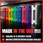 SPIDERWEBSHADE Original JK 4-Door Front and Rear Sunshade Top (2007-2017) Compatible with Jeep Wrangler JKU Rubicon Sahara Sport All Trims - Airbag Safe - USA Made - 10 Year Warranty (Purple)