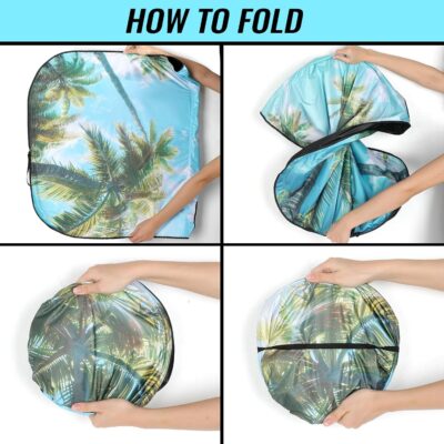 Windshield Sun Shade - Car Windshield Sun Shade for UV Protection Heat Reduction 2025 Sun Visor for Car Interior (55"x31.5") - Image 4