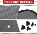 2 Pieces Universal Car Window Sun Shade Side Window UV Protection for Child and Baby Blocks Glare Sunlight and Heat Reduces Fading and Damage Fits Most Cars - Image 3