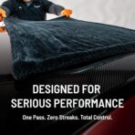 Blackline 24"x36" Twisted-Loop Car Drying Towel, 1300GSM, Streak Free, Lint Free, Reusable - Car Accessories, Microfiber Cleaning Cloth for Car, Truck, SUV - One Pass is All You Need - Image 3