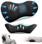 Lumbar Support Pillow,Ergonomic Memory Foam lumbar pillow for chair and Bed ,lower back support pillow for couch,Lower Back Pain Relief and Spine Support,lower Back Pillow for Chair,Car Seat Couch