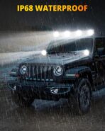 NAOEVO 4 Inch Round LED Pod Lights, 60W 6000LM LED Spot Off Road/Driving/Fog Lights for Truck Car ATV UTV Boat Motorcycle, 2-Pack (White) - Image 6