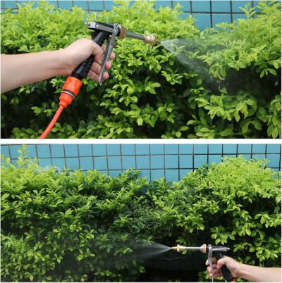 Car Washer Kit,100W Electrical Car Wash Pump Portable High Pressure 12V130PSI Car Washer Kit with Cigarette Lighter Adapter for Car, Garden, Pets Cleaning, Automatic On/Off Switch - Image 4