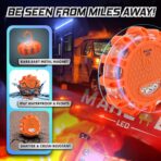 Marcala 3-Pack Emergency Lights for Vehicles | DOT Compliant Emergency Flares for Car with Batteries, Whistle & Case | LED Road Flares | Emergency Roadside Lights | Drive and Feel Safer on the Road! - Image 6