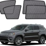 XCBYT Car Window Shades for 2014-2020 Grand Cherokee (Not for Grand Cherokee L) Sun Shade for Car Baby Side Window with Breathable Mesh Blocking 99% UV Glare and Privacy Protection for Safe Driving