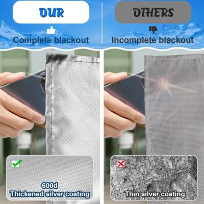 2Pcs Baby Car Seat Sun Shade Cover,Infant Car Seats Heat Protector,Baby Travel Accessories to Keep Toddler Seats at Cool Temperature,CarSeat Cooler Cover UV Protection from Heat/Sun for Babies Seat - Image 3