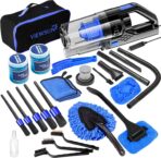 Viewsun Car Cleaning Kit, Car Interior Detailing Kit with High Power Handheld Vacuum, Detailing Brush Set, Windshield Cleaner, Cleaning Gel, Complete Auto Accessories for Men, Women
